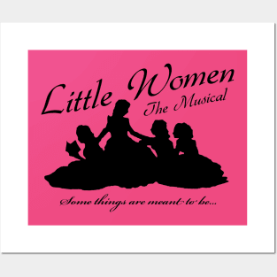 Little Women - Black Design Posters and Art